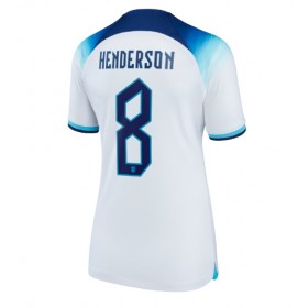 Damen Fußballbekleidung England Jordan Henderson #8 Heimtrikot WM 2022 Kurzarm